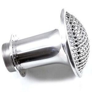 Cornetto aspirazione 32x75mm rete bombata