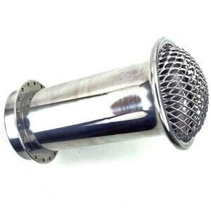Cornetto aspirazione M48x120mm rete bombata