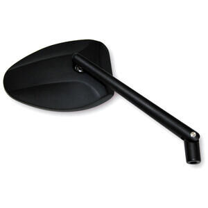 Specchietto retrovisore reversibile Highsider Oval nero