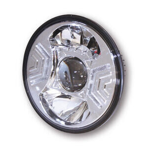Inserto faro anteriore led 7'' Highsider Reno Type2 cromo