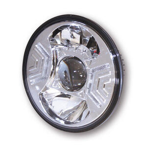 Inserto faro anteriore led 7'' Highsider Reno Type2 cromo
