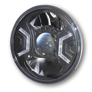 Inserto faro anteriore led 7'' Highsider Reno Type2 nero