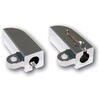 Supporto frecce Highsider fascette forcella cromo coppia