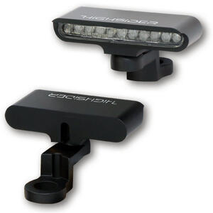 Coppia frecce led Highsider Mirror Stripe nero fumè