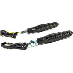 Coppia frecce led sequenziali Run nero opaco