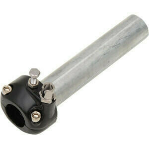 Comando gas 22mm monocavo British nero