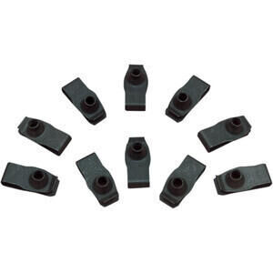 Dado elastico M6x1 nero set 10pz