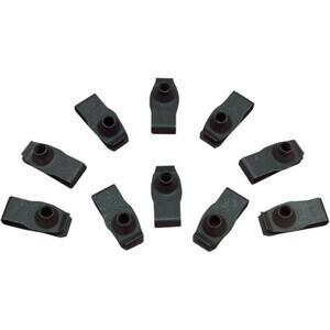 Dado elastico M6x1 nero set 10pz