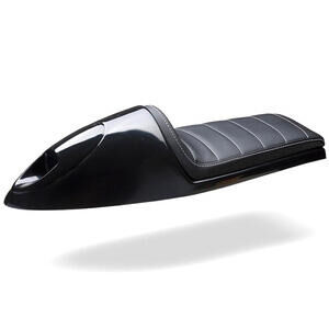 Sella moto universale completa Classic Racer lunga
