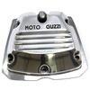 Coperchio distribuzione per Moto Guzzi Serie Piccola 2V lucido scritta nera