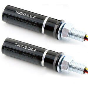 Coppia frecce led Highsider Conero nero fumè
