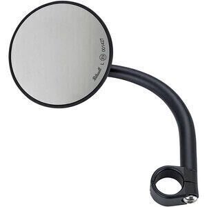 Specchietto retrovisore bar-end Biltwell Round 22mm lungo nero