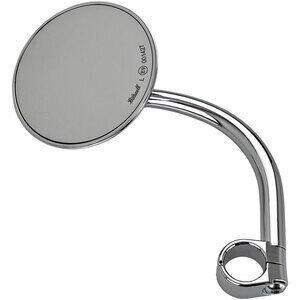 Specchietto retrovisore bar-end Biltwell Round 1\'\' lungo cromo