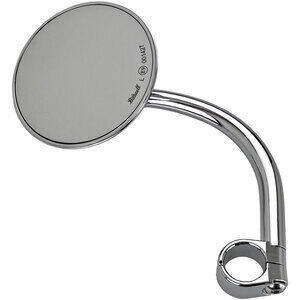 Specchietto retrovisore bar-end Biltwell Round 1'' lungo cromo