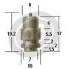Valvola a spillo carburatore Mikuni RS N149-2.0 completa - Foto 2