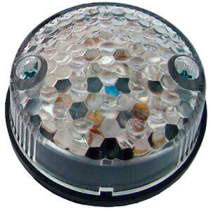 Led tail light Round Classic transparent