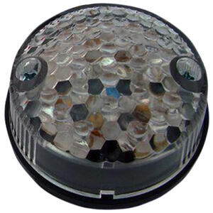 Led tail light Round Classic smoked lens