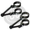 Supporto faro laterale LSL Cafe Racer lungo nero coppia - Foto 2