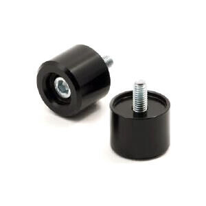 Coppia contrappesi portaspecchietti per Moto Guzzi 1200 Griso LSL nero