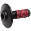 Bullone testa bombata M5x12mm flangiato