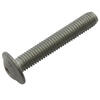 Bullone testa bombata M5x30mm flangiato