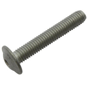 Bullone testa bombata M5x20mm flangiato