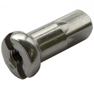 Embout de rayon de roue M4 chrome