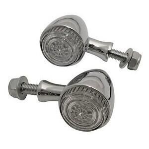 Coppia frecce led Highsider Colorado con luce posizione cromo