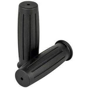 Coppia manopole Old Style Vintage 1'' nero