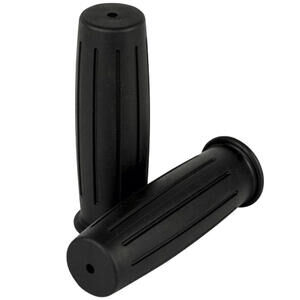 Coppia manopole Vintage 22mm nero