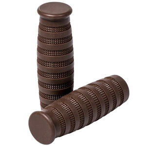 Coppia manopole Vintage Street 22mm marrone