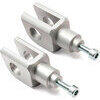 Coppia snodi pedane per Ducati 750 Super Sport i.e. LSL guidatore grigio