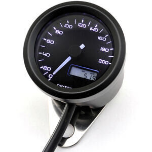 Contachilometri elettronico Daytona48 200Km/h nero