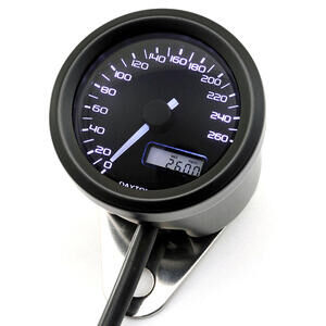 Contachilometri elettronico Daytona48 260Km/h nero