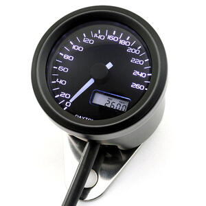 Contachilometri elettronico Daytona48 260Km/h nero