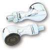 Coppia frecce led Highsider Apollo Classic cromo con luce posizione fumè