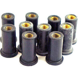 Dado elastico carenature M6x25mm set 10pz