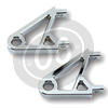 Coppia supporti portafaro Highsider Street XS cromo - Foto 2