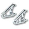 Coppia supporti portafaro Highsider Street XS cromo
