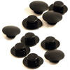 Copribulloni brugola M10 alluminio nero set 10pz