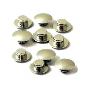 Copribulloni brugola M10 alluminio grigio set 10pz