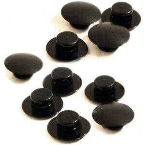 Copribulloni brugola M5 alluminio nero set 10pz