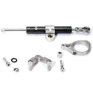 Kit ammortizzatore di sterzo per Yamaha XJR 1200 LSL Titan nero completo