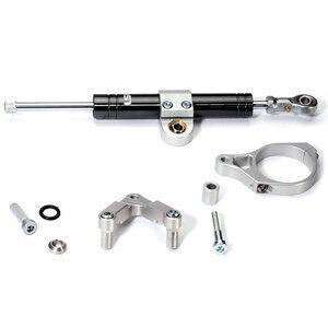 Kit ammortizzatore di sterzo per Yamaha XJR 1200 LSL Titan nero completo