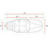 Sella completa per Triumph Bonneville monoposto nero - Foto 4
