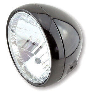 Faro anteriore 6.5'' Classic alogeno nero lucido