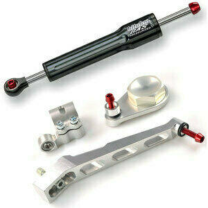 Kit ammortizzatore di sterzo per Yamaha YZF-R1 1000 Bitubo nero completo