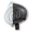 Faro anteriore 4.5'' Bates Style alogeno attacco basso nero lucido lente rigata - Foto 2
