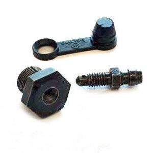 Brake caliper bleeder M12x1 complete black Brembo