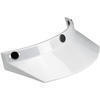 Visiera casco moto Biltwell universale bianco